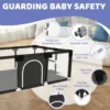 ANGDUO 71in Large Baby Playpen Anti-Slip Baby Activity Fence Play Yard With Breathable Mesh Play Yard For Infant Children Gifts