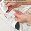 Muslin Baby Blankets Swaddles Newborn Sleeping Bag With Cap Soft Swaddle Wrap Cotton Baby Bedding Accessories Bath Towel Swaddle