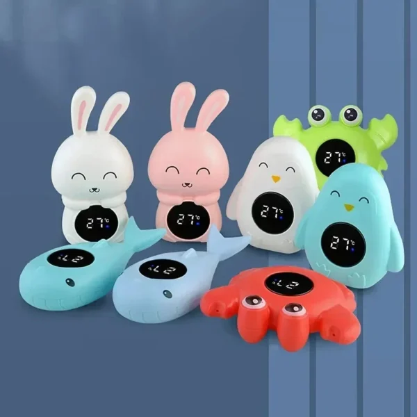 Baby Bath Temperature LED Display Temperature Meter Floating Digital Water Baby Bath Temperature Meter Tester Safety Cartoon