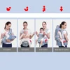 Newborn Ergonomic Baby Carrier Backpack Infant Baby Hipseat Carrier Front Facing Ergonomic Kangaroo Baby Wrap Sling Travel