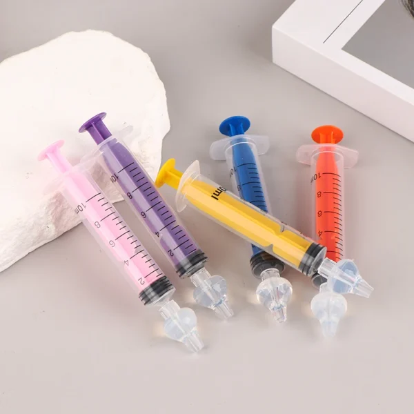 2pcs Baby Nose Cleaner Rhinitis Nasal Washer Needle Tube Baby Nasal Aspirator Cleaner Syringe Baby Nose Washing For Children