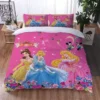Princess Snow White Ariel Belle Aurora Cinderella Duvet Cover Set HD Cover for Kids Bedding Sets Bedclothes Bedroom Decor