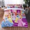 Princess Snow White Ariel Belle Aurora Cinderella Duvet Cover Set HD Cover for Kids Bedding Sets Bedclothes Bedroom Decor