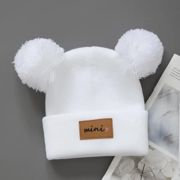 1/2pcs newborn Baby Winter Hat Kids Beanie Cap for Girls Boys Infant Accessories Children Hats Elastic 0-3Y toddler girl boy hat