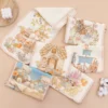 Cotton Muslin Baby Face Towels Long Burp Cloth for Newborn 6Layers of Gauze Children's Towel Kindergarten Hand Towels Baby Items