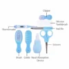 8PCS Baby Grooming Kit, Nail Clipper, Brush, Nasal Aspirator, Comb, and EVA Case for Newborn Care Essentials