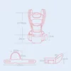 Newborn Ergonomic Baby Carrier Backpack Infant Baby Hipseat Carrier Front Facing Ergonomic Kangaroo Baby Wrap Sling Travel