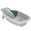 The 4-in-1 Reclining Newborn to Toddler Baby Tub - White provides essential back support.