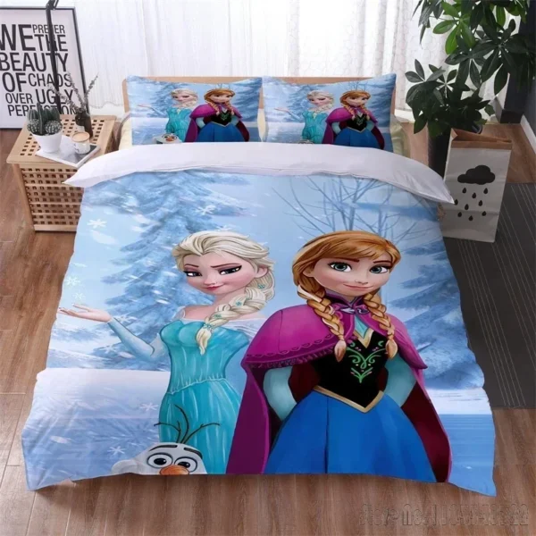 Princess Snow White Ariel Belle Aurora Cinderella Duvet Cover Set HD Cover for Kids Bedding Sets Bedclothes Bedroom Decor