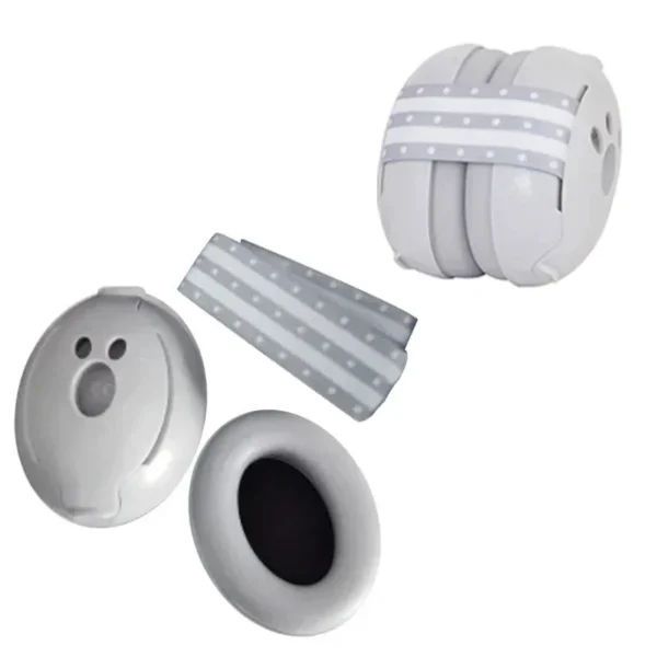Baby Ear Protection for Babies Toddlers Elastic Noise Reduction Earmuffs Baby Headphones Against Hearing Damage Improves Sleep