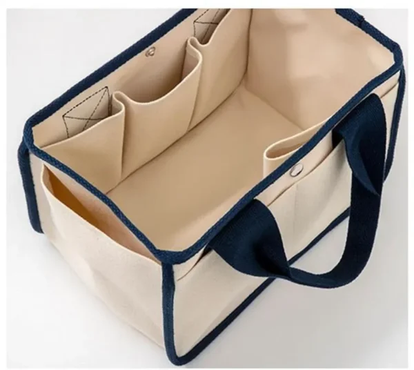 Snoopy Canvas Multifunction Handbag Boys and Girls Cartoon Cute Tote Bag Desktop Organizer storage Bag shopping bag