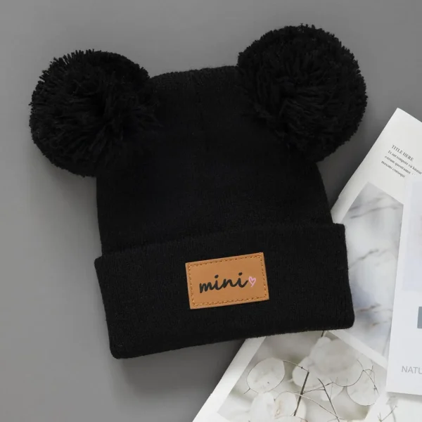 1/2pcs newborn Baby Winter Hat Kids Beanie Cap for Girls Boys Infant Accessories Children Hats Elastic 0-3Y toddler girl boy hat