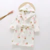 Warm Soft Children Flannel Pajamas Boy Astronaut Robe Winter Christmas Kids Bathrobe Baby Girl Homewear Child Sleepwear 2-12Year