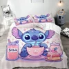 Lilo Stitch Duvet Cover Bedding Set Bedroom Special Anime Cartoon 3D Colorful Printing Full Size Children's Bedroom Decoration