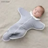 Newborn Baby Sleeping Bag Raised Hand Anti-shock Cotton Sleepsack Baby Swaddle Blanket Anti Startle JumpItems Blanket Baby Item