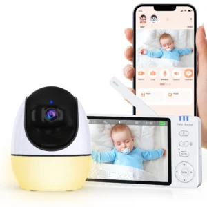 WOUWON Smart Baby Monitor Babyphone Video Baby Camera Bebe Nanny HD 4.3 Inch LCD Two Way Talk PTZ Lullabies For New Born