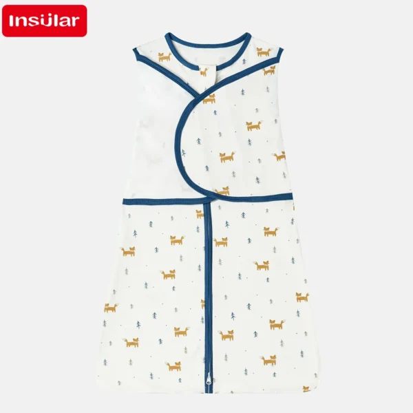 Baby Sleeping Bag For Newborn Summer Thin Soft Cotton Boys Girls Wrap Sleepwear 0-3M Adjustable Breathable Baby Swaddle Blanket