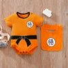 Triangle Jumpsuit 100% Cotton Baby Boys Outfit Infant Clothes Toddler Costume Romper Onesie 0-18 M Short Sleeve Cartoon Cosplay