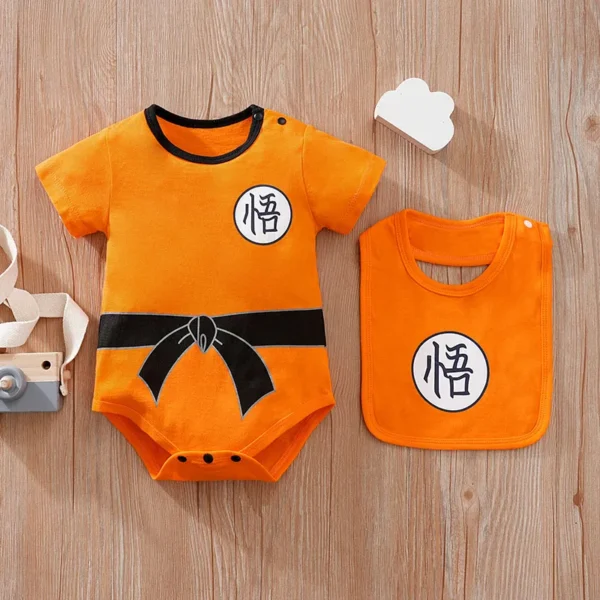 Triangle Jumpsuit 100% Cotton Baby Boys Outfit Infant Clothes Toddler Costume Romper Onesie 0-18 M Short Sleeve Cartoon Cosplay