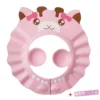 Cute Animal Shower Cap Safety Eye Protection Ear Protection Lightweight Cute Cartoon Baby Bath Protective Cap Shampoo Bath Care