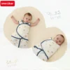 Baby Sleeping Bag For Newborn Summer Thin Soft Cotton Boys Girls Wrap Sleepwear 0-3M Adjustable Breathable Baby Swaddle Blanket